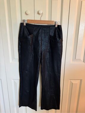 Liverpool Black Faux Leather Pants
